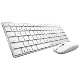 Poklon: Bežična tipkovnica + miš, bijela